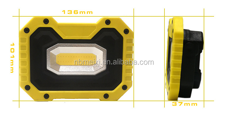 Small Multifunctional Work light COB Rechargeable Magnetic Folding Portable Car Repair Flashlight Torch COB LED Worklight