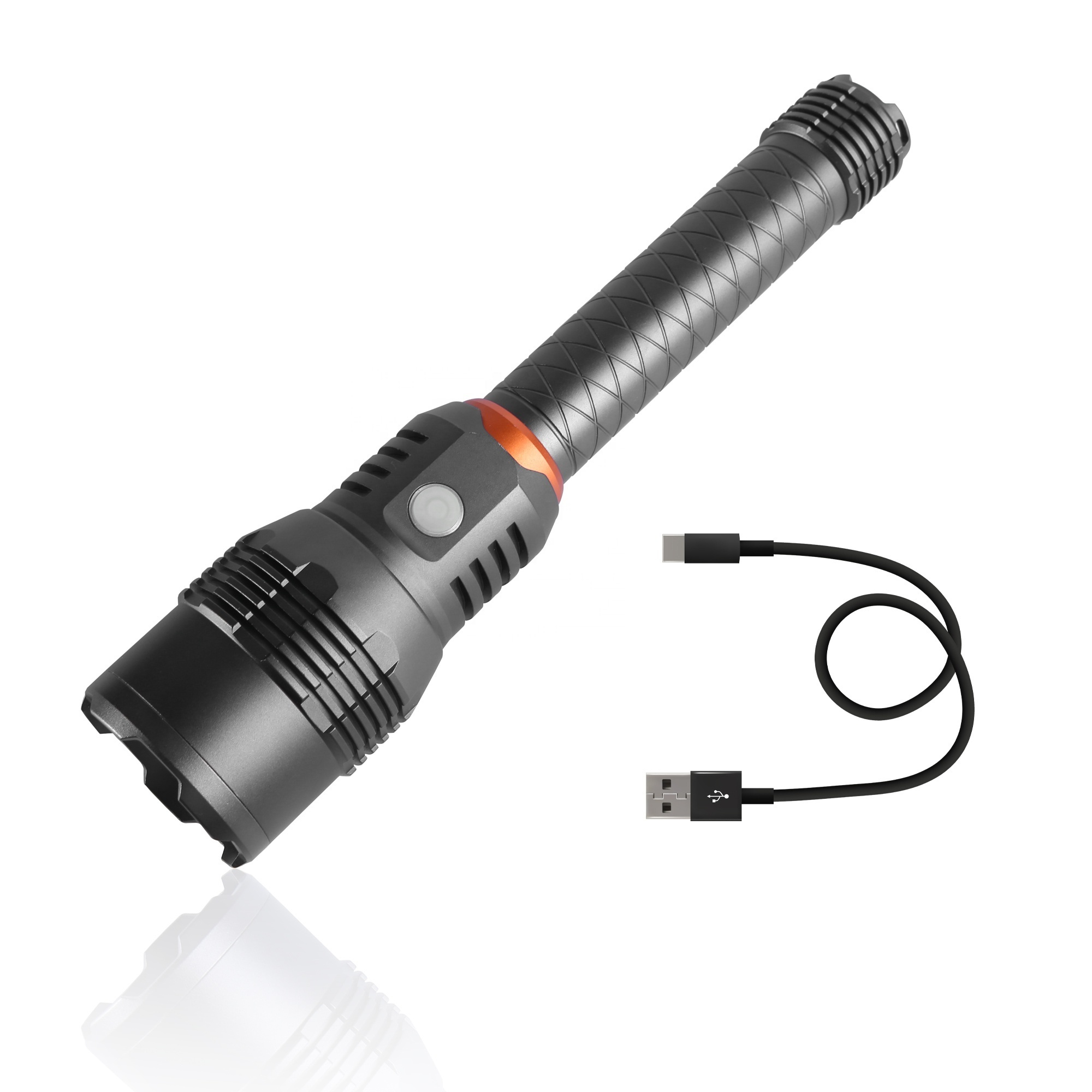 with Zoom, 5 Light Modes and Power Bank  12000 Lumen  USB Rechargeable Flashlight