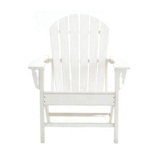 Wholesale Outdoor Furniture Waterproof and Anti-UV Fire Pit Chairs Leisure Garden Plastic Chair HDPE Adirondack Chair