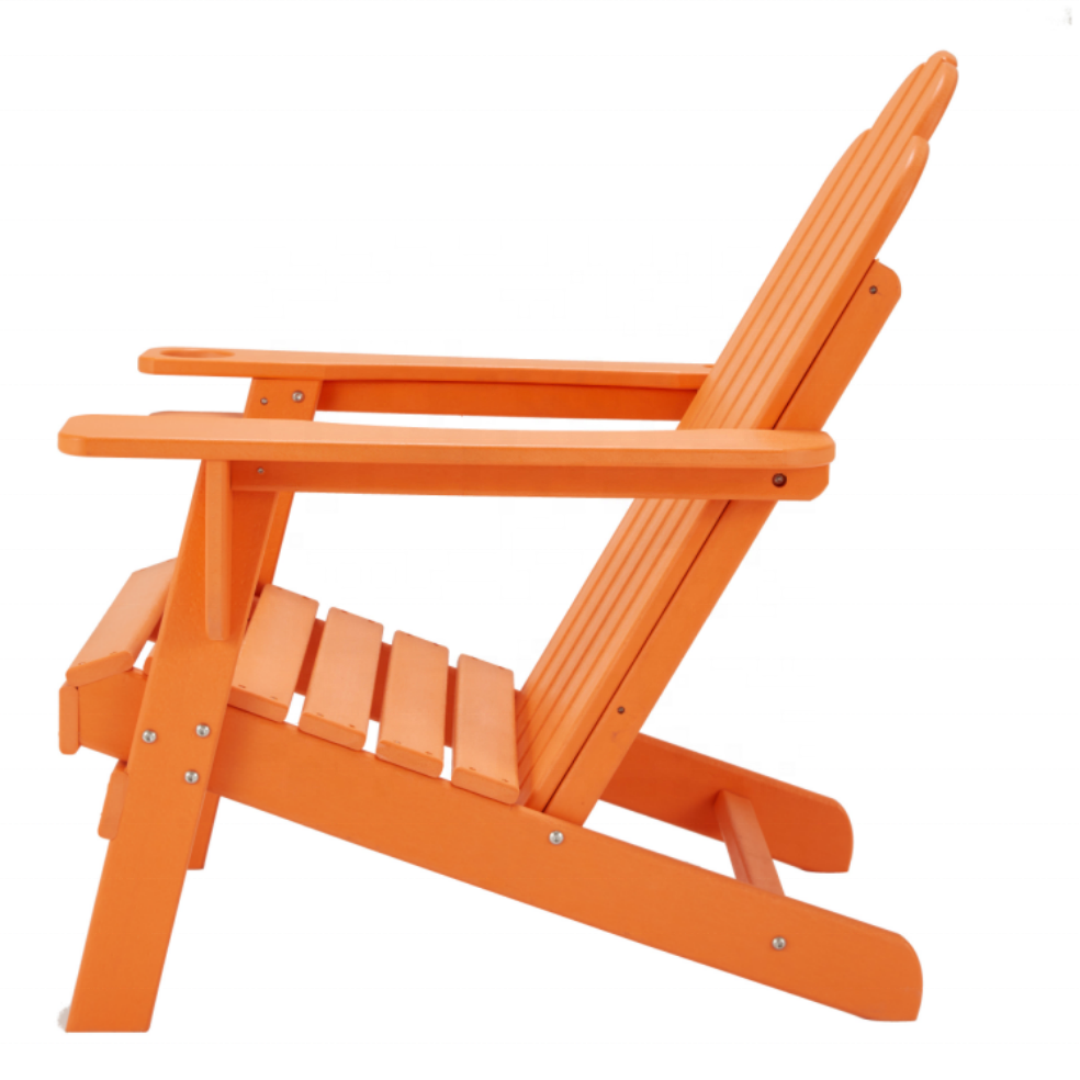 Popular Multifunctional Outdoor Furniture Wholesale All-weather And Recycled Outdoor HDPE Adirondack Chair For  Backyard