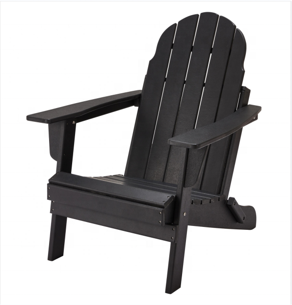 High Quality Eco-friendly Garden Furniture All-weather Leisure Plastic Chair Folding Adirondack Chair For Backyard