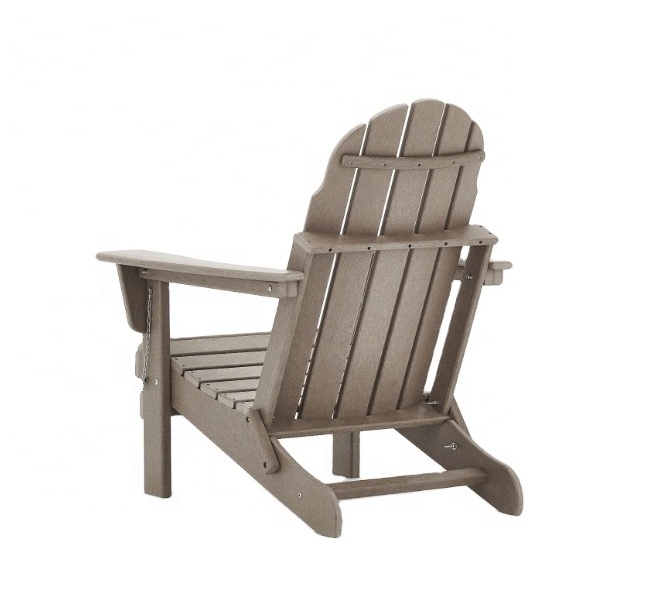 Modern Weather Resistant Outdoor Furniture Lawn Outdoor Fire Pit Chair Folding HDPE Adirondack Chair