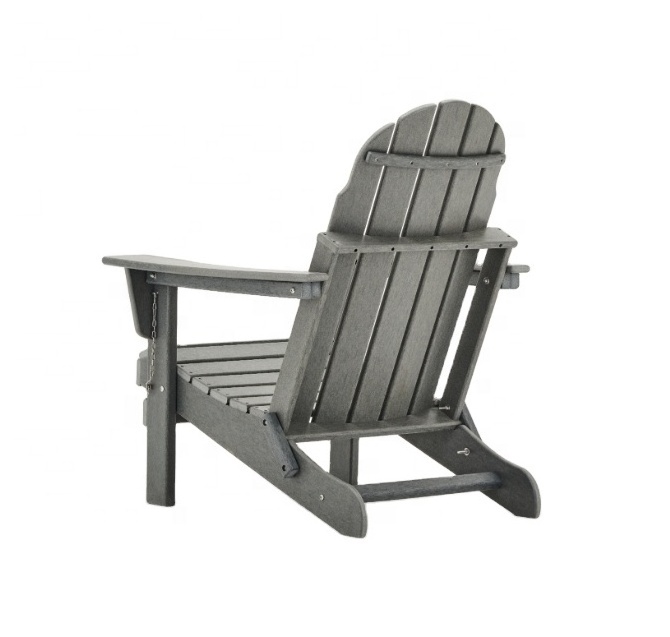 Top Selling Outdoor Furniture For Garden Eco-friendly and Rust Resistant Plastic Chairs HDPE Foldable Adirondack Chair