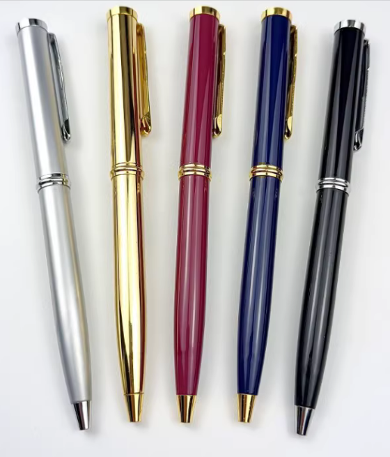 Unique Personalized Signature Pocket Pen Flash Stamp Business Gift Stamp Pen Metal Roller Ink Stamp Ball Pen