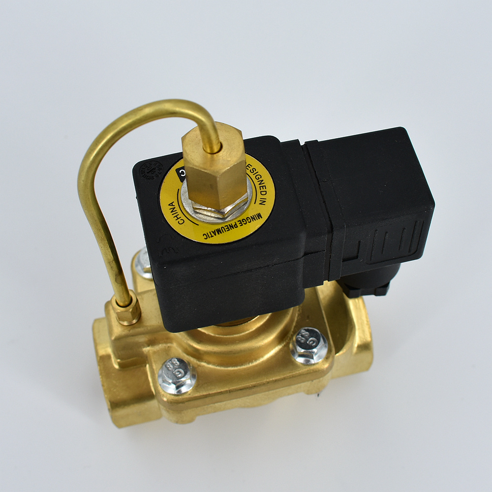 322H35 322H36 40 Bar High Pressure Solenoid Valve 24V 220V Water Air Brass Normally Open Solenoid Valve