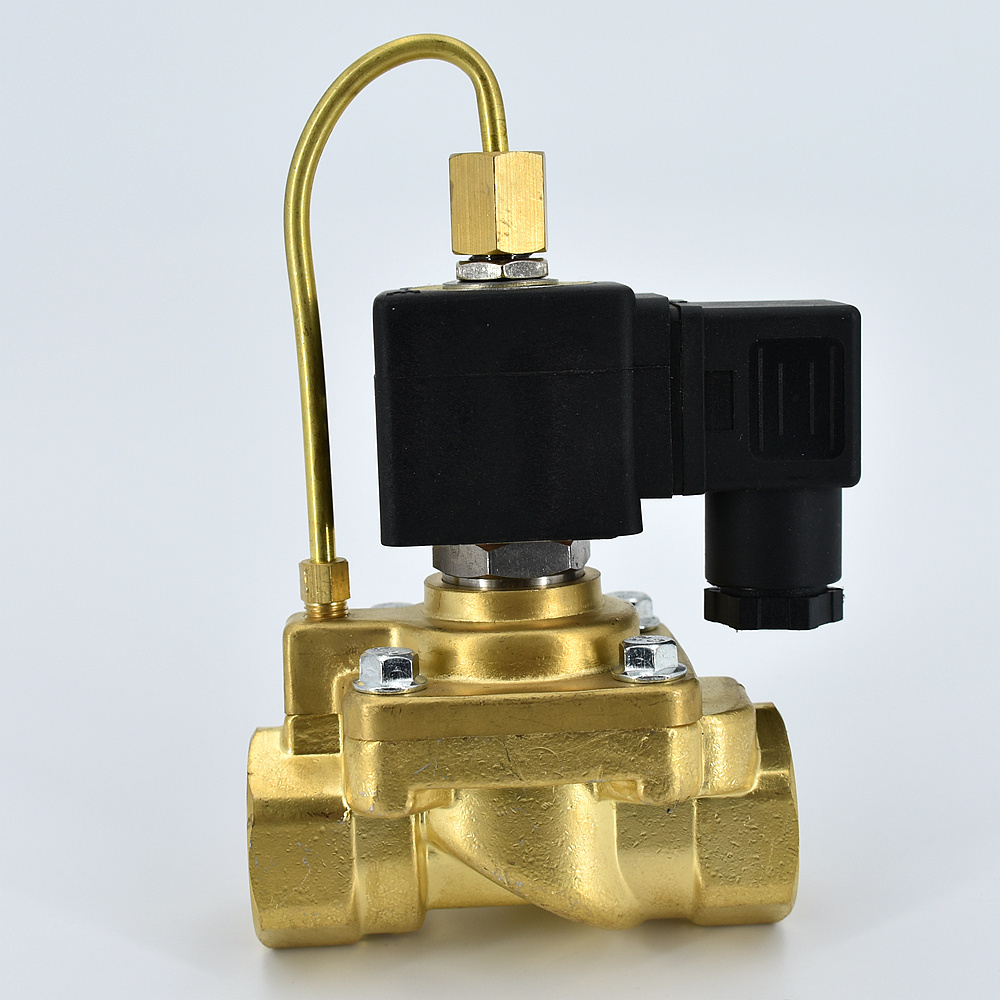 322H35 322H36 40 Bar High Pressure Solenoid Valve 24V 220V Water Air Brass Normally Open Solenoid Valve