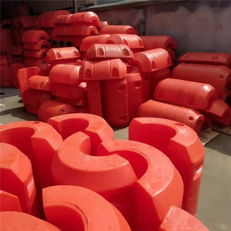 Marine Use EPS Foam Filled Floating Pontoon Cable Floats Floater for Dredging Pipeline