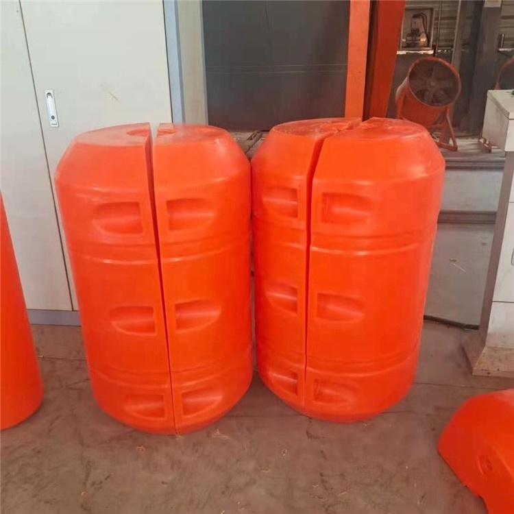 Plastic Pontoon Floats Anti-UV Excavator Floating Pontoon Marina Usage