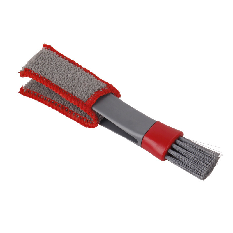 Multi-functional double-head slit brush Automotive air conditioning outlet cleaning brush Shutter keyboard dust brush