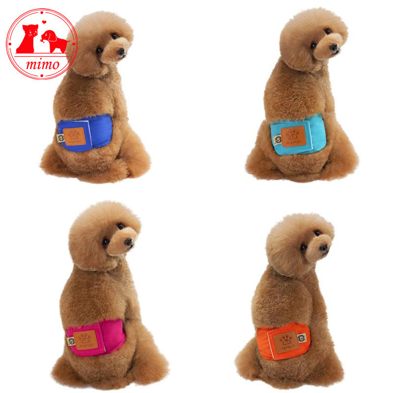 Washable Male Dog Diapers Reusable Durable Comfortable Puppy Pet Dog Belly Warp Physical Pant for Small Medium Large Dogs S - XL