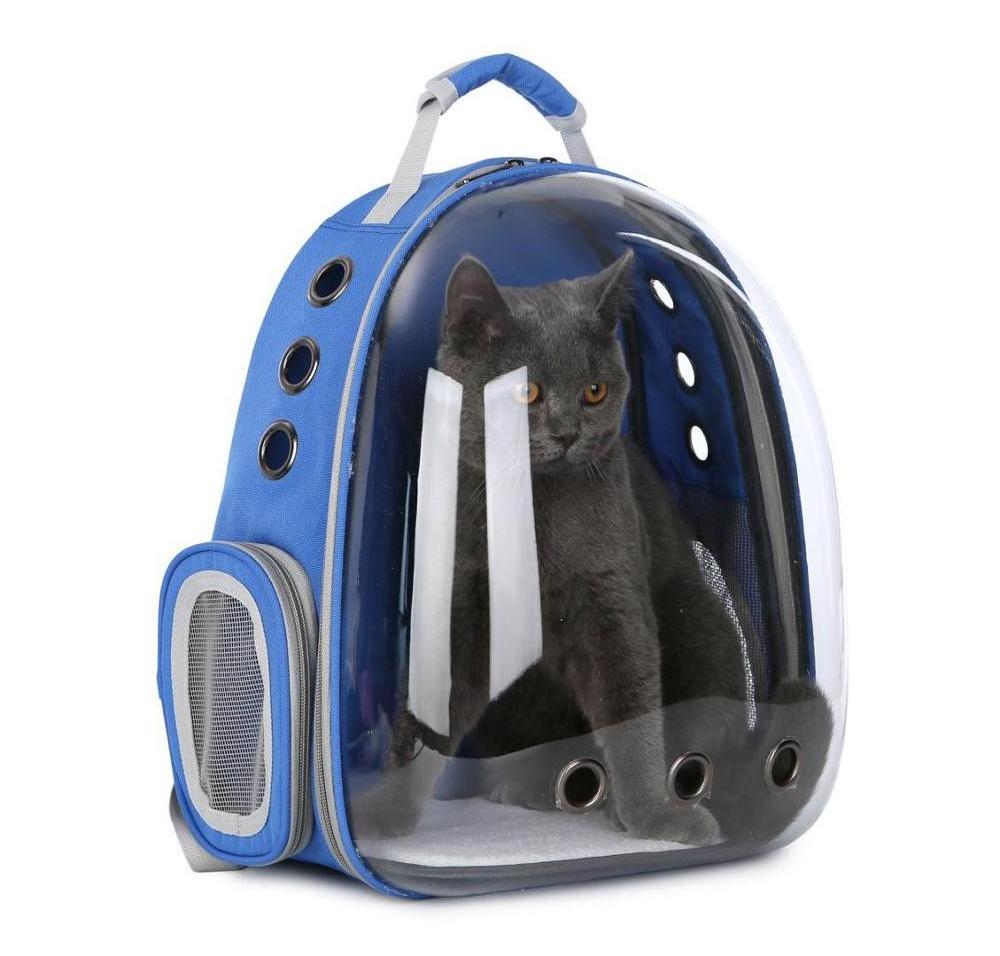 Beautiful Breathable Portable  Pet Dog Cat Cages Carries Bag Outdoor Travel puppy cat bag Transparent Space Pet Backpack Capsule