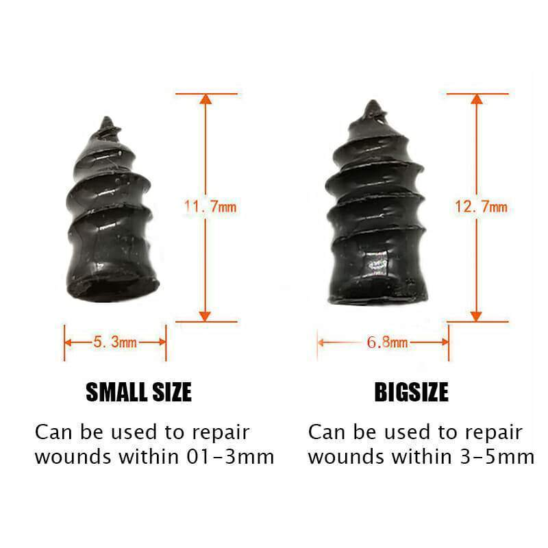 Vacuum Tyre Repair Nail For Motorcycle Tubeless Tyre Repair Rubber Nails Self-tire Repair  Film Nail