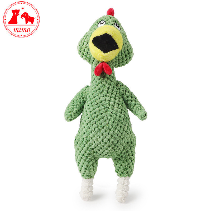 Pet Dogs Toys Popular Funny Screaming Chicken Plush Soft Chewing Interactive Toy Squeak Toys