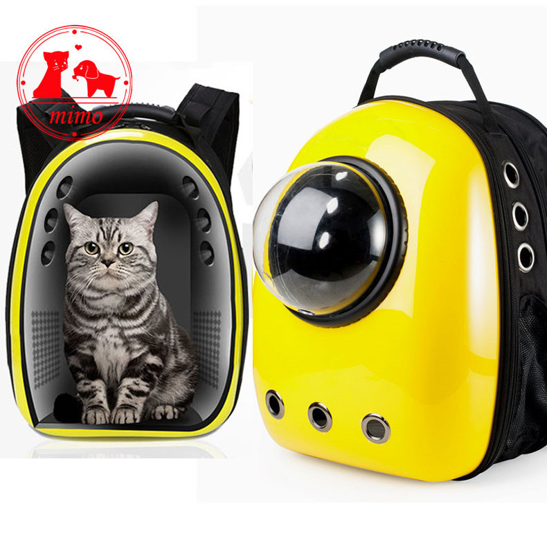 Pet Dog Cat Cages Carries House Pet Dog Backpack Expanded Capsule Carrier Bag New design capsule acrylic travel bag