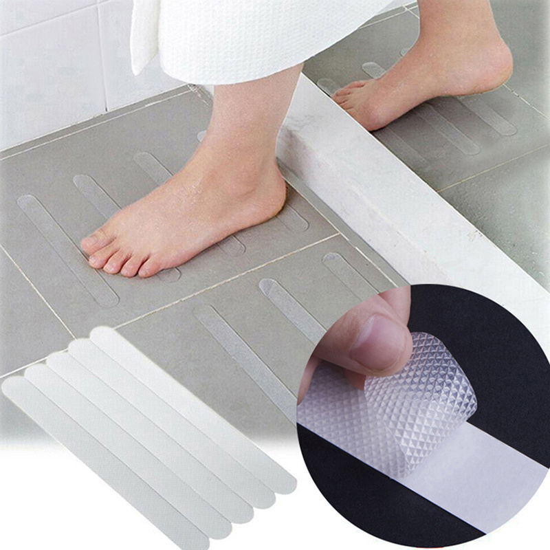 Anti-Slip Strips Shower Floor Stickers Bath Safety Strips Transparent Non Slip Tape For Bathtubs Stairs