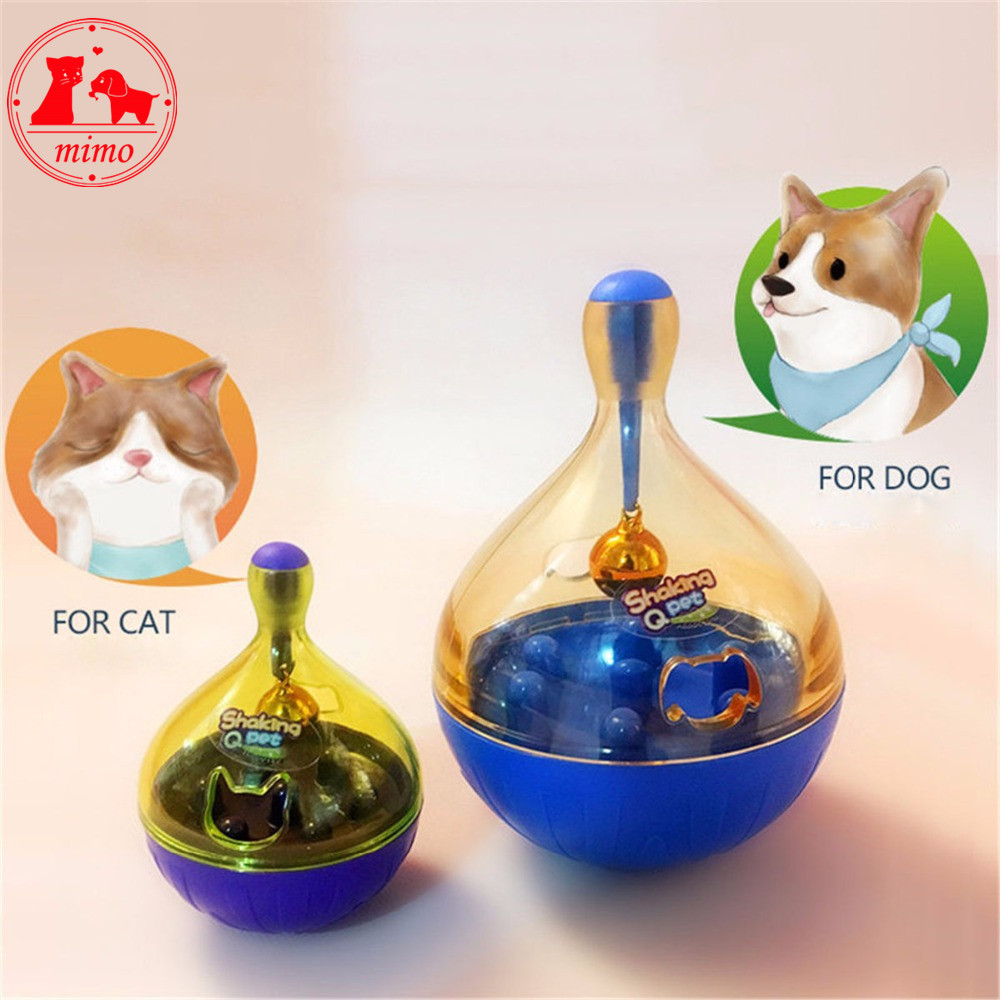 Dog Toy Tumbler Feeders Food Pet Dog Feeding Large Plastic Puppy Pet Dog Cats Training Exercise Fun Bowl Tasty Toy