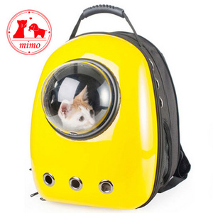 Pet Dog Cat Cages Carries House Pet Dog Backpack Expanded Capsule Carrier Bag New design capsule acrylic travel bag