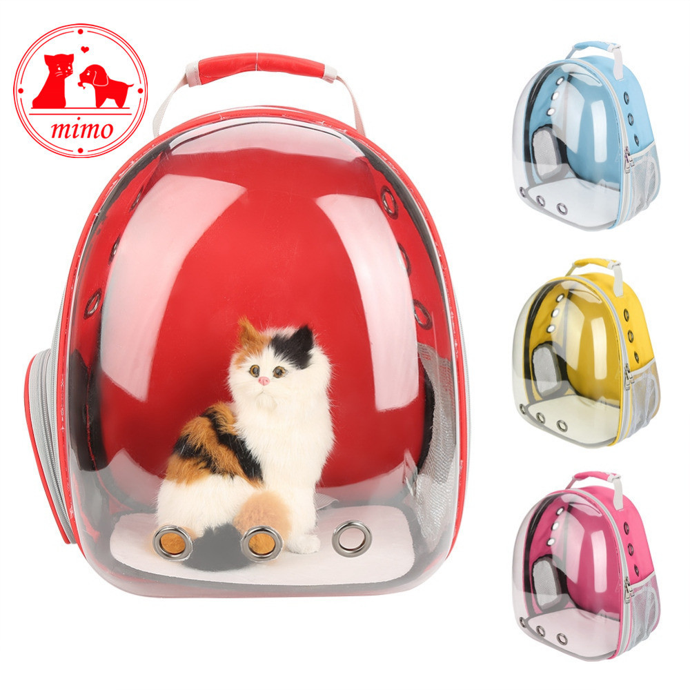 Beautiful Breathable Portable  Pet Dog Cat Cages Carries Bag Outdoor Travel puppy cat bag Transparent Space Pet Backpack Capsule