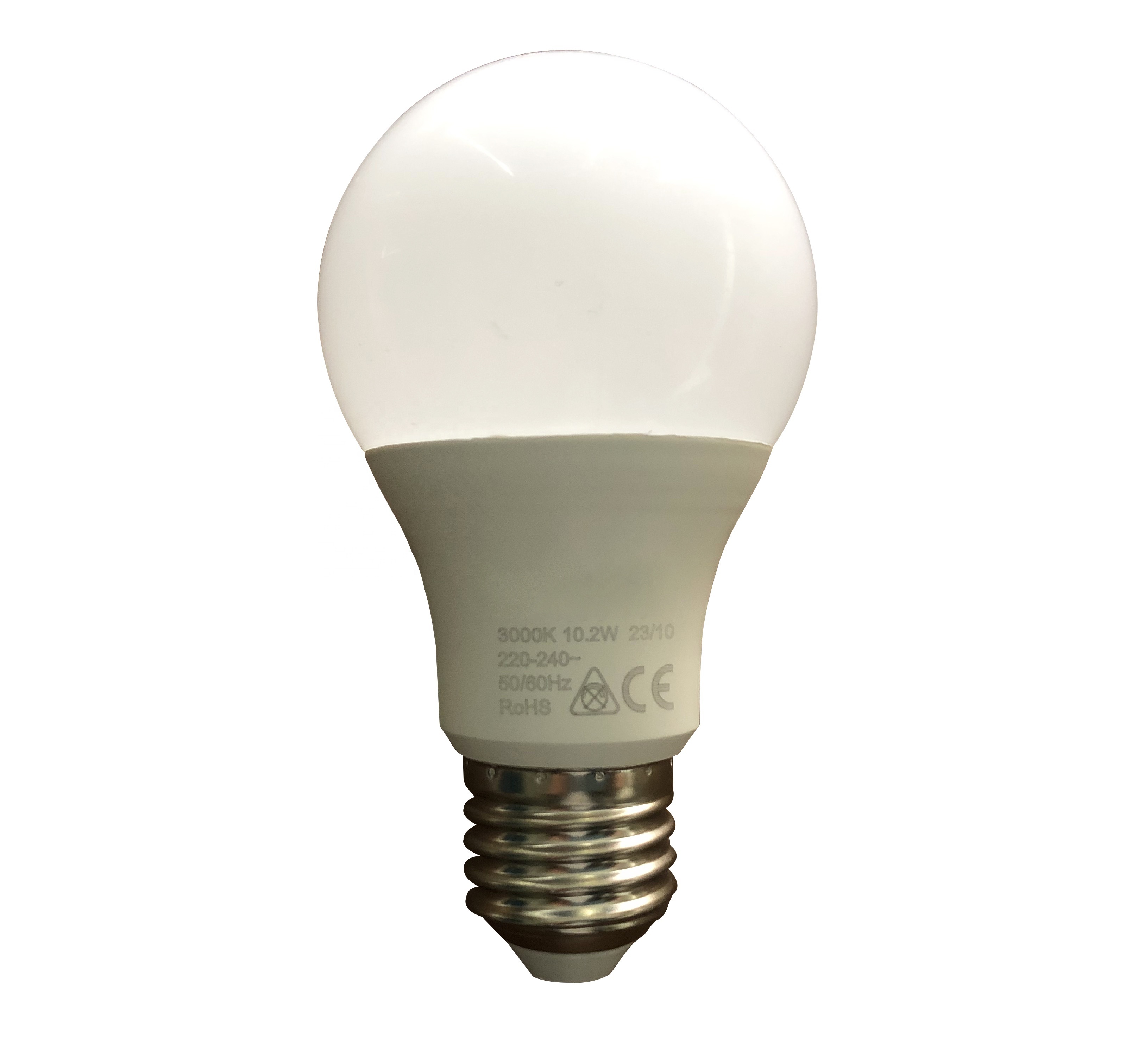 Hot Selling Indoor Lighting Energy Saving E27 10W 3000K A60 BULBO LED Light Bulb