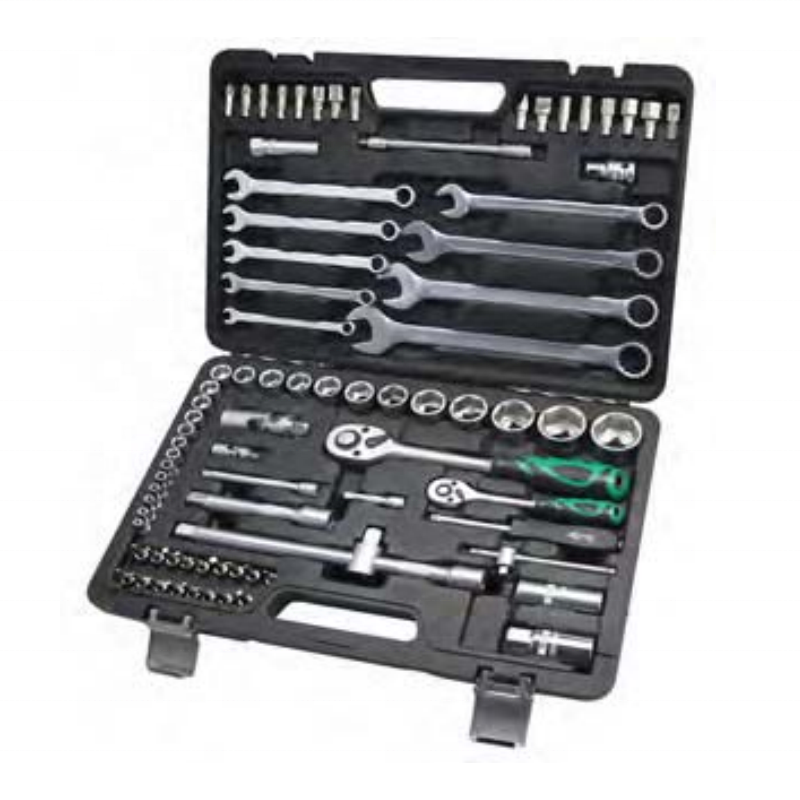 Multifunctional Hand Tools Kit Combination Spanner Set 83PCS 1/4