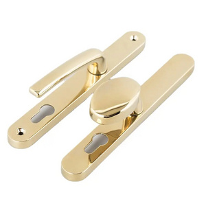 ISO9001Factory OEM Powder Coating interior zinc alloy gold door handle with modern european style