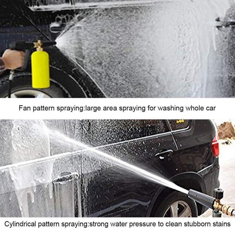 Hot Selling Foam nozzle Adjustable Pressure Nozzle Foam Generator With 1/4 In Connector Car Snow Foamer Washer Clean