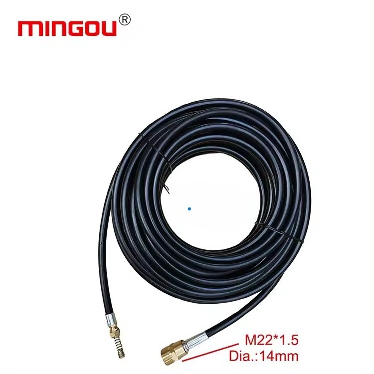 Sewer Drain Water Cleaning PVC Rubber Hose/ Water Jet Hose 150 bar  for Car Wash High Pressure Washer