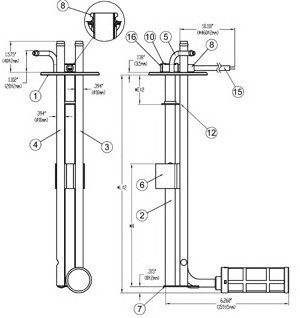 MR-MTN-200 oil level gauge sensor for car