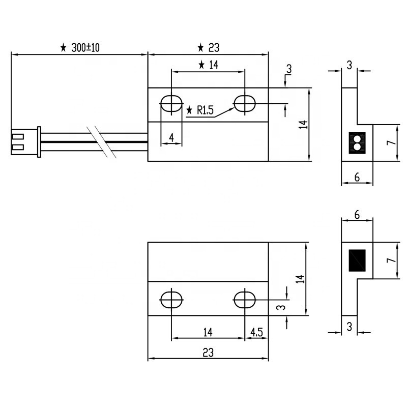 Magnetic Proximity Sensor Switch with Magnet