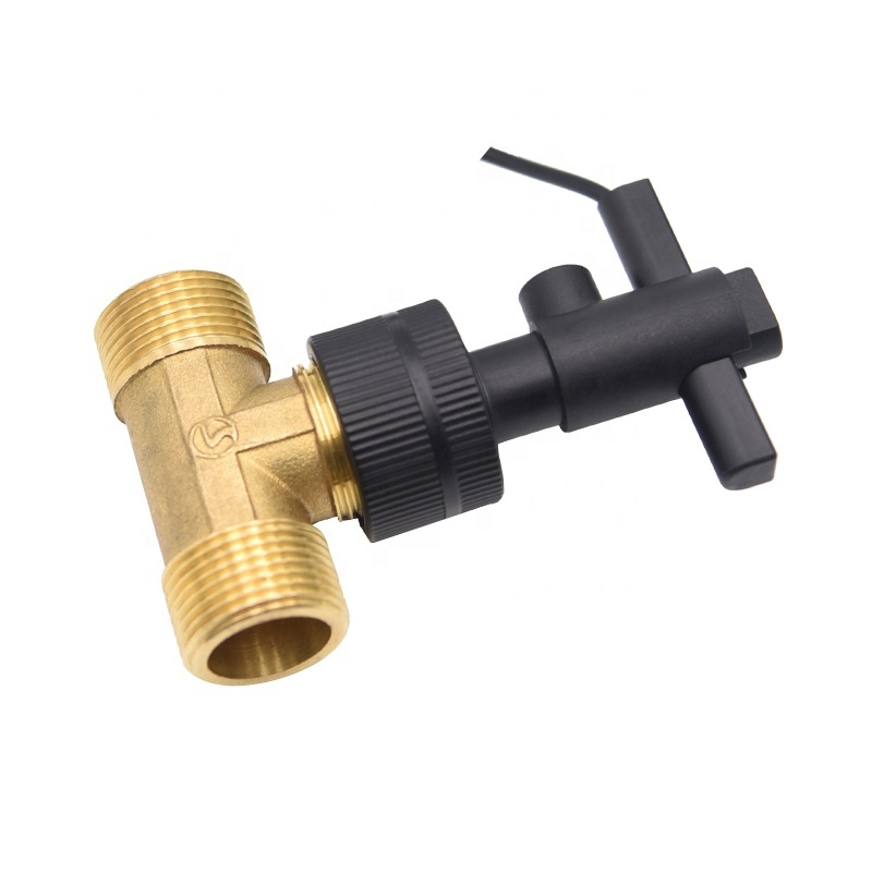 Magnetic Reed Switch Water Paddle Flow Switch For Connected With Copper Water Pipe