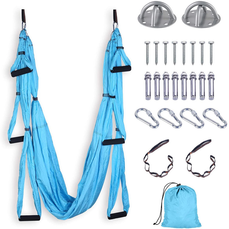 MIO New Shape Aerial Fly Yoga Swing Hammock Set for Home Yoga Pilates Exercise