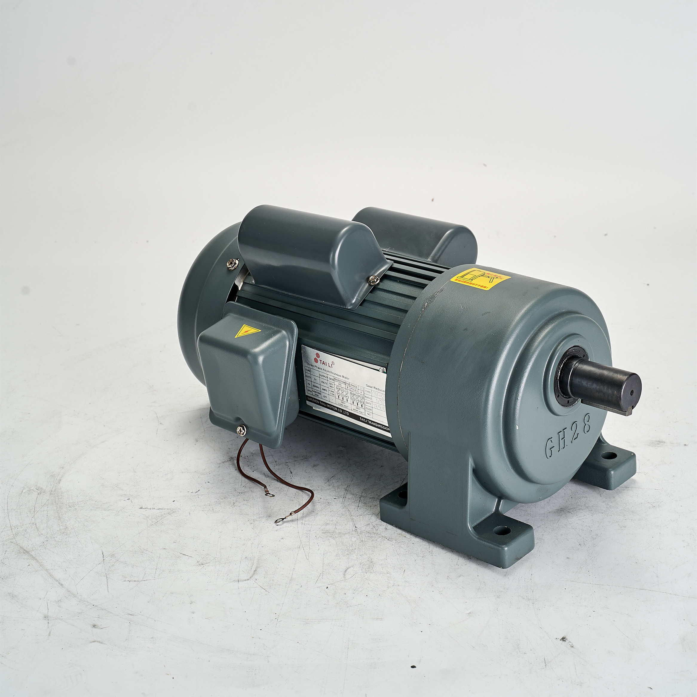 Taili 100w 1/8hp 1phase Horizontal Mounted Small AC Electric Gear Reduction Motor 15: for packing machine