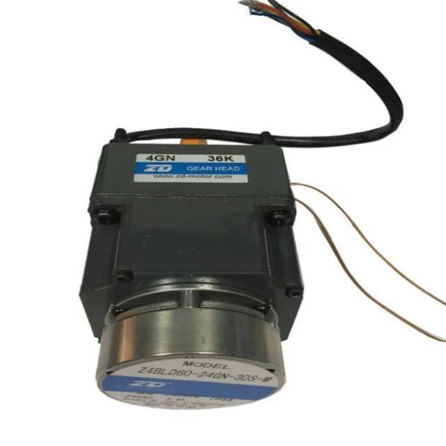 80mm G4BLD60-24GN-30S 4GN30K 4GN50K 24v brushless DC gear motor 60w for swing gate flap gate barrier