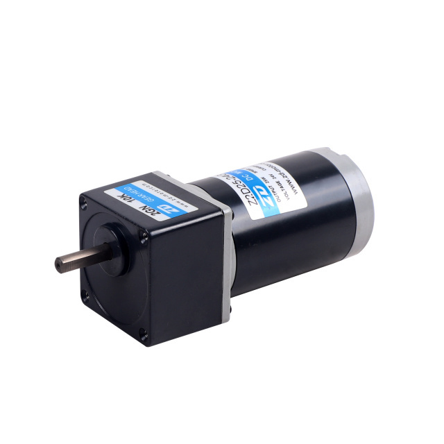 6W 10W 15W 25W 40W 60W 90W 120W 200W 250W 300W right angle gearbox Brush DC Gear Motor Manufacturer 12V 24V 90V