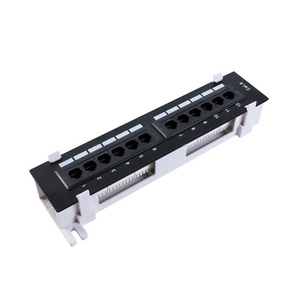 Reliable quality Cat6 12 port Wall mounted patch panel