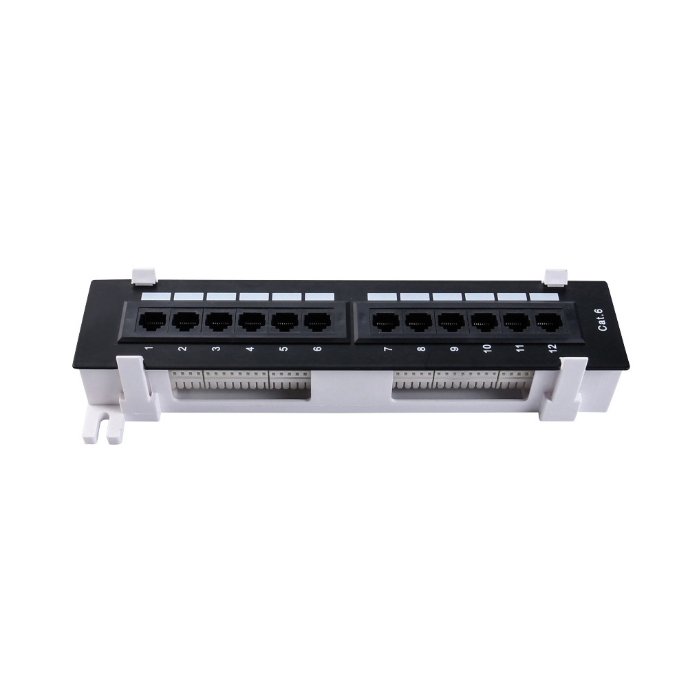 Reliable quality Cat6 12 port Wall mounted patch panel