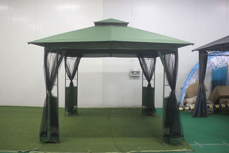 Hot selling manufacturers supply waterproof portable iron gazebos for large tents with mosquito outdoor gazebos