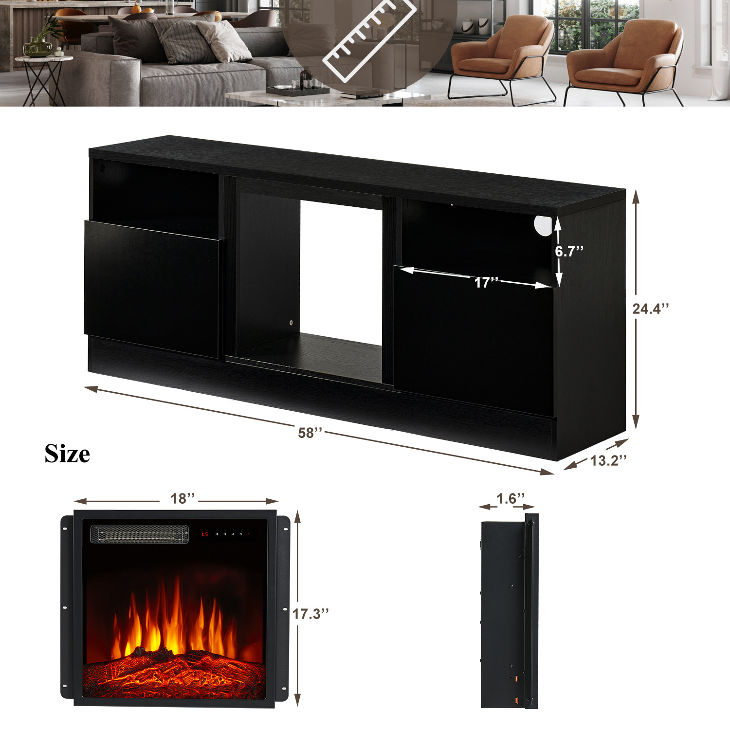 Display Wall 2024 Living Room Furniture Para Entertainment Center Led Unit Wooden Console Modern Meuble TV Table Cabinet Stands