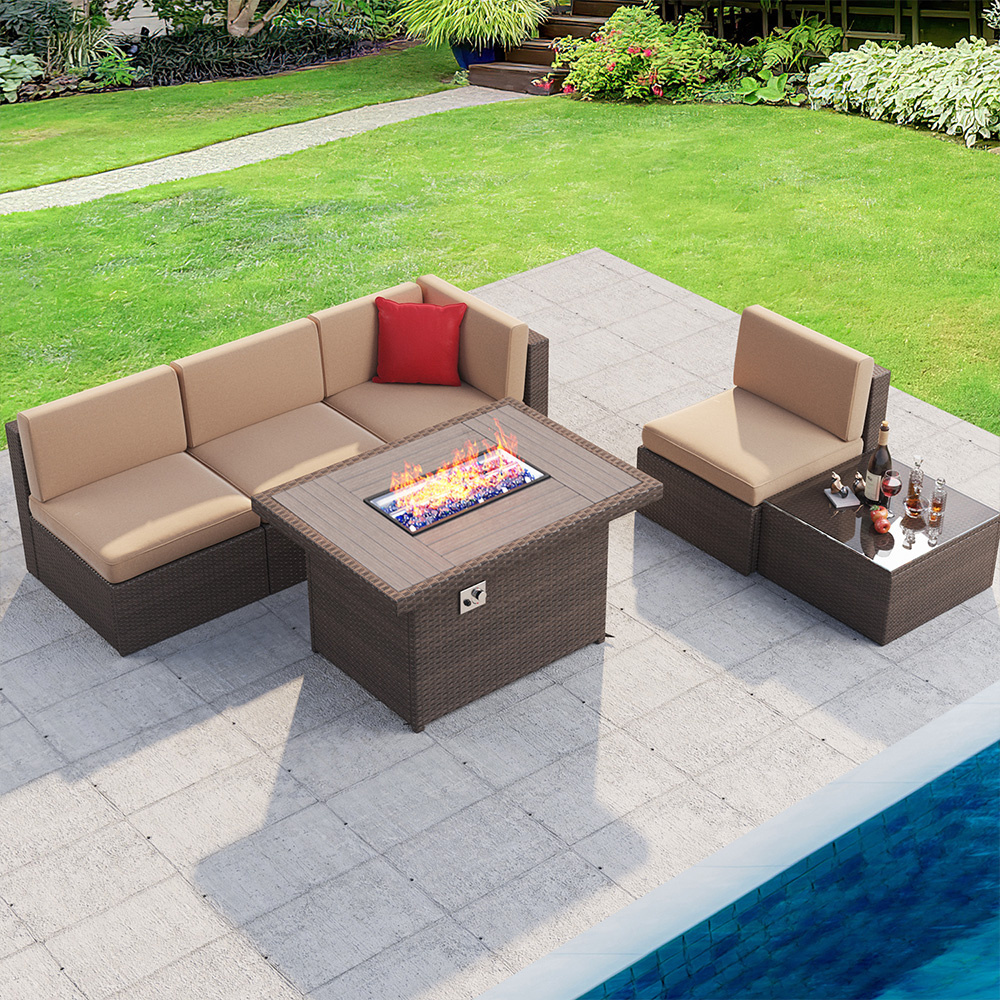 Rattan Furniture Wicker Rattan Outdoor Garden Furniture Sofa Garden Patio Furniture Set