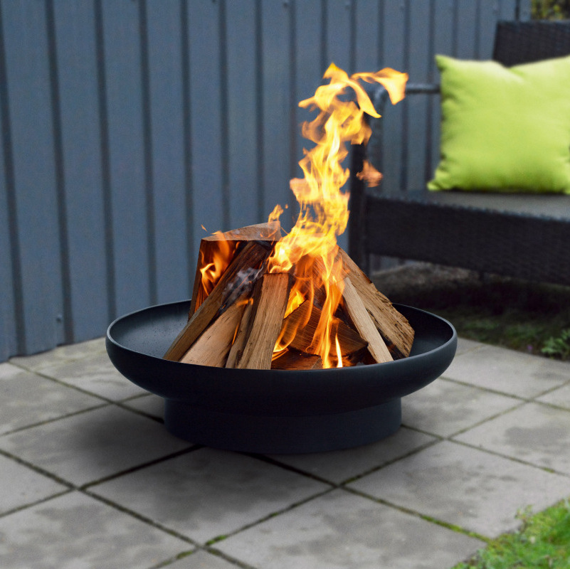 Outdoor Camping Round Iron patio wood Burning Fire Pit for Garden