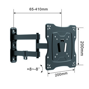 Swivel TV Brackets Full Motion TV Wall Mounts Stands Three  Arms Tv Hanger