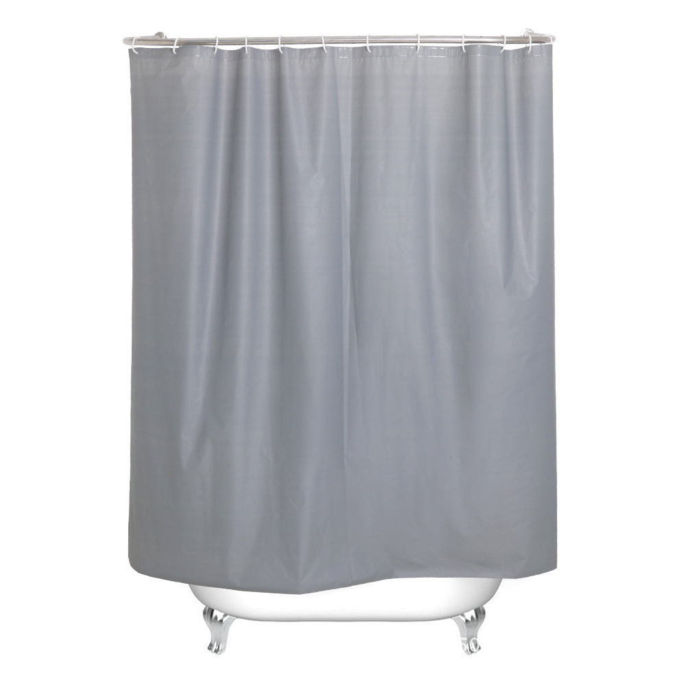 PEVA Shower Curtain with Rustproof Metal Grommet and 3 Magnetic Weights Odor Free Shower Liner