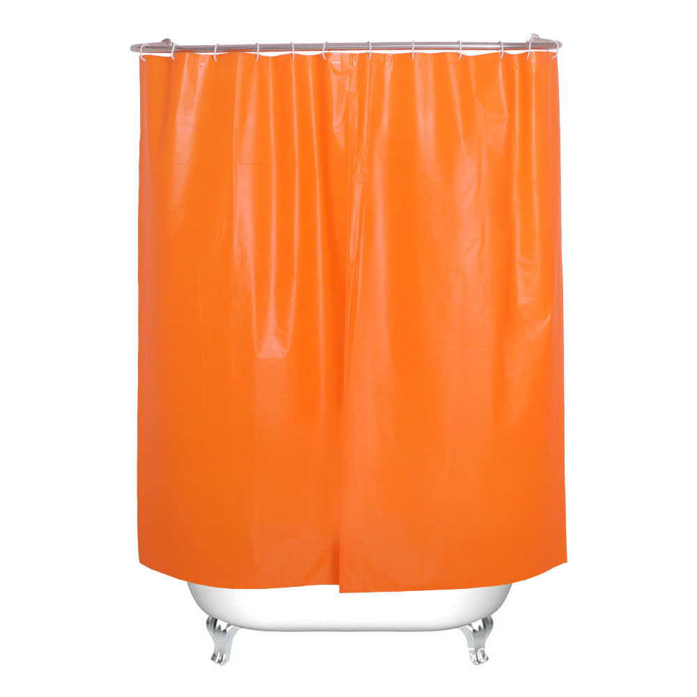 PEVA Shower Curtain with Rustproof Metal Grommet and 3 Magnetic Weights Odor Free Shower Liner