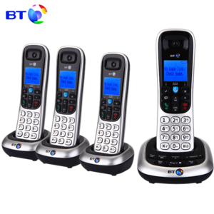 BT2600-4 Desktop Home Telephones  Desk Cordless Phone With Answering Machine