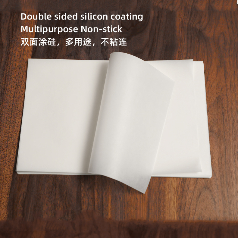 Wholesale price Mold Wrapping Anti-stick waterproof Greaseproof white  Parchment  quadrate Cookies cake baking mold paper