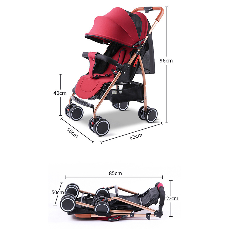 foldable stroller travel system baby pram stroller suitable for baby carriage