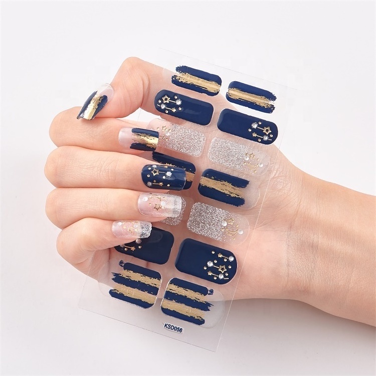 Star Moon Series Nail Stickers Beauty Decals For Women Girls Salon Nail Stickers