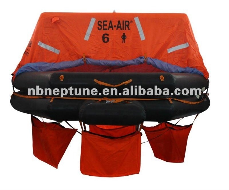 Solas approved fast rescue used ships lifeboats/marine 25 persons inflatable life raft boat / life boat /liferaft