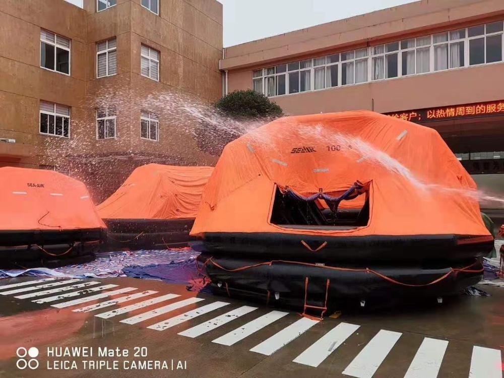 Solas approved fast rescue used ships lifeboats/marine 25 persons inflatable life raft boat / life boat /liferaft