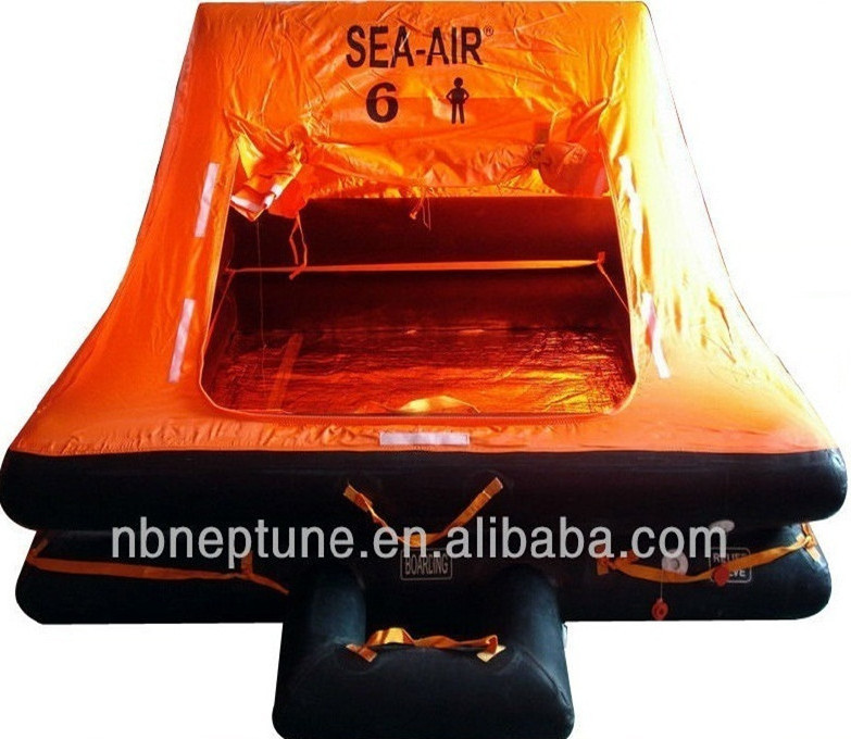 iso 9650-1 inflatable life raft 6 person